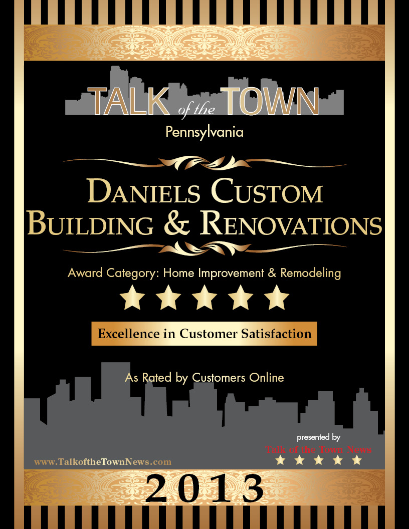Talk of the Town: Excellence in Customer Satisfaction 2013 winner.